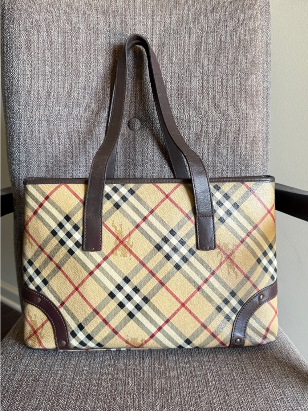 Authentic Burberry Vintage Canvas Bag